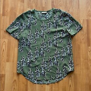 Equipment silk t shirt